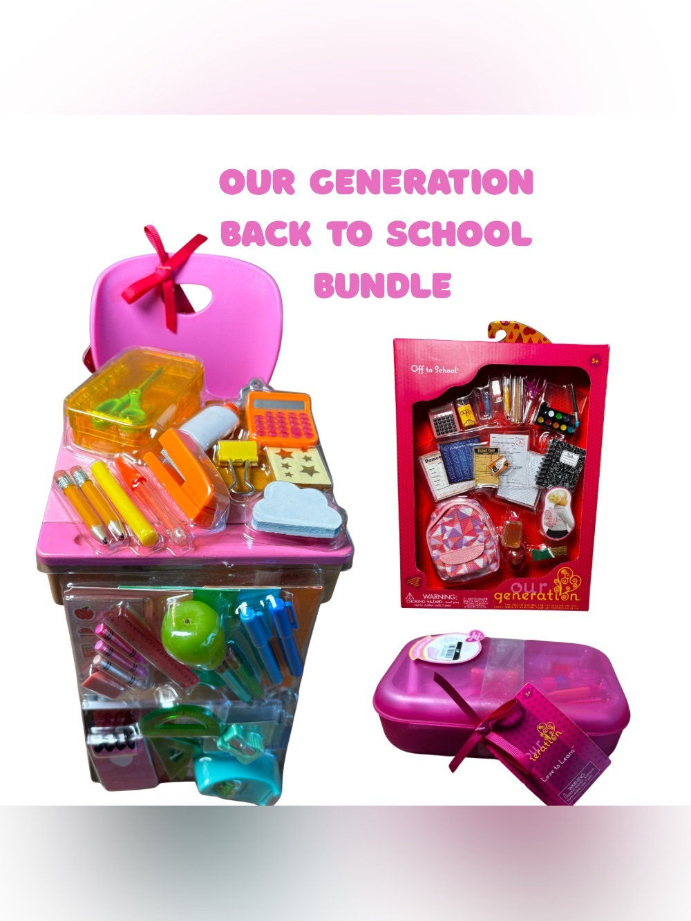Our Generation Back to School Bundle for 18” Dolls